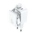 Joyroom JR-TCL05 45W GaN nabíječka 2×USB‑C - bílá