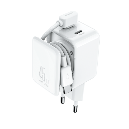 Joyroom JR-TCL05 45W GaN nabíječka 2×USB‑C - bílá