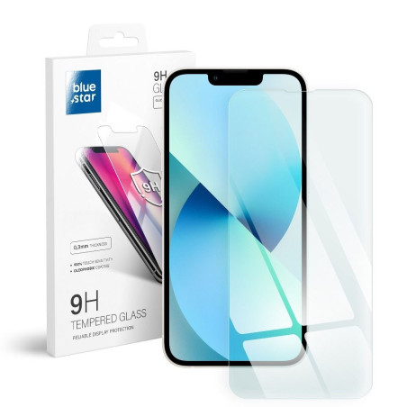 BLUE STAR Ochranné sklo 2.5D STANDARD 0.3mm pro iPhone 13 Mini, čiré