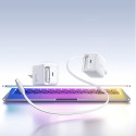 Joyroom JR-TCL06 67W GaN nabíječka s USB-C kabelem bílá