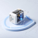 Joyroom JR-TCL06 67W GaN nabíječka s USB-C kabelem bílá