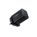 Nabíječka Joyroom JR-TCG01 GaN 65W (2× USB-C + USB-A) černá