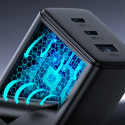 Nabíječka Joyroom JR-TCG01 GaN 65W (2× USB-C + USB-A) černá