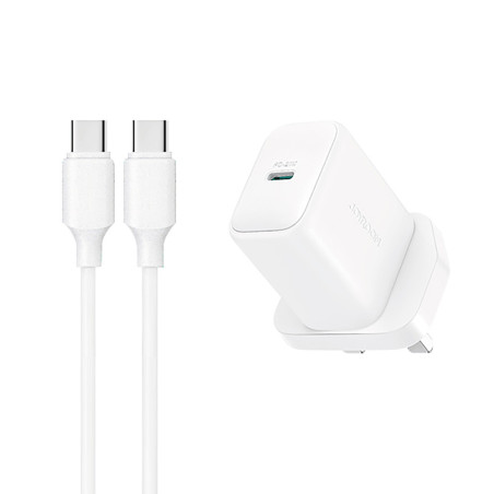 Joyroom JR-TCF20 20W nabíječka PD+QC3.0 USB-C (UK) - bílá