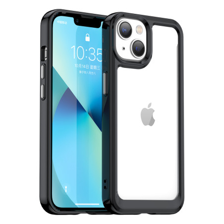 AG PREMIUM Outer Space Case Pevné pouzdro pro iPhone 14 Plus s gelovým rámečkem černé
