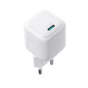 Joyroom JR-TCG08 GaN 20W USB-C nabíječka bílá