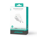Joyroom JR-TCG08 GaN 20W USB-C nabíječka bílá