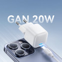 Joyroom JR-TCG08 GaN 20W USB-C nabíječka bílá