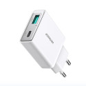 Nabíječka Joyroom JR-TCF14 20W USB-C/USB-A - bílá