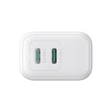 Nabíječka Joyroom JR-TCF12 2×USB-C 20W bílá