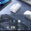 Nabíječka Joyroom JR-TCF12 2×USB-C 20W bílá