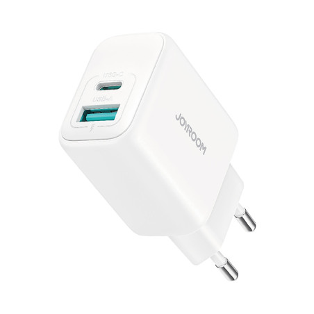 Nabíječka Joyroom JR-TCF21 20W USB-C/USB-A bílá