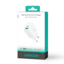 Nabíječka Joyroom JR-TCF21 20W USB-C/USB-A bílá