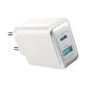 Nabíječka Joyroom JR-TCF15 30W USB-C/USB-A bílá