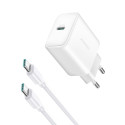 Nabíječka Joyroom JR-TCF24 30W USB-C PD QC SFC - bílá