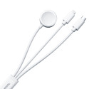 Nabíječka Joyroom S-IW008 3v1 pro Apple iWatch/iPhone/Android - bíl