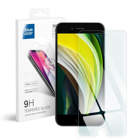 BLUE STAR Ochranné sklo 2.5D STANDARD 0.3mm pro iPhone 6/6S/7/8/SE20/SE22, čiré