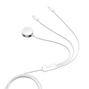 Nabíječka Joyroom S-IW007 3v1 pro Apple zařízení - bílá