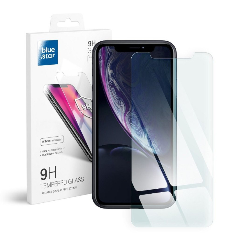 BLUE STAR Ochranné sklo 2.5D STANDARD 0.3mm pro iPhone XR/11, čiré