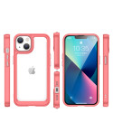 AG PREMIUM Outer Space Case Pevné pouzdro pro iPhone 14 Plus s gelovým rámečkem červené