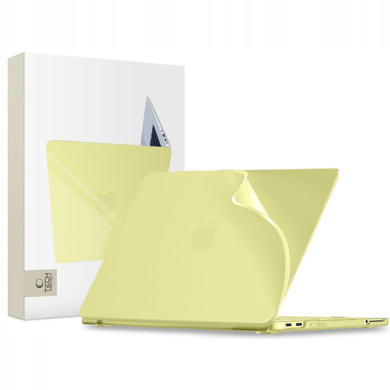 Softshellový obal TECH-PROTECT SOFTSHELL MACBOOK NEO 13 2026 pro MacBook - matte citrus