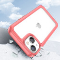AG PREMIUM Outer Space Case Pevné pouzdro pro iPhone 14 Plus s gelovým rámečkem červené