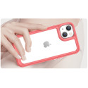 AG PREMIUM Outer Space Case Pevné pouzdro pro iPhone 14 Plus s gelovým rámečkem červené