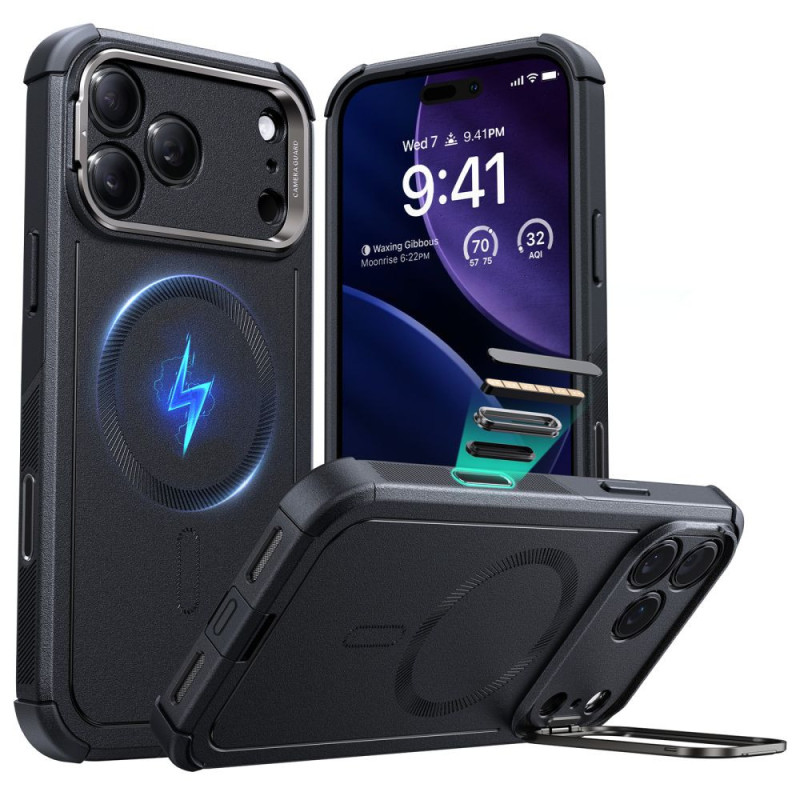 Kryt ESR CYBER KICKSTAND MAGSAFE pro iPhone 17 Pro - black