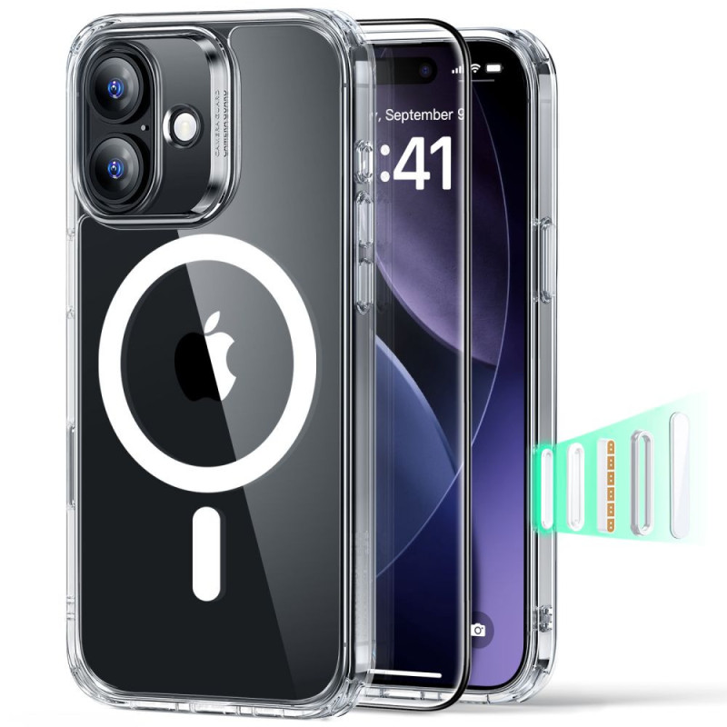 Kryt ESR CLASSIC HYBRID MAGSAFE & TEMPERED GLASS pro iPhone 17 - clear