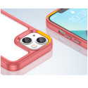 AG PREMIUM Outer Space Case Pevné pouzdro pro iPhone 14 Plus s gelovým rámečkem červené