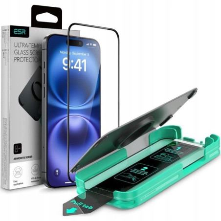 Ochranné sklo ESR ARMORITE iPhone 16 Pro Max - black
