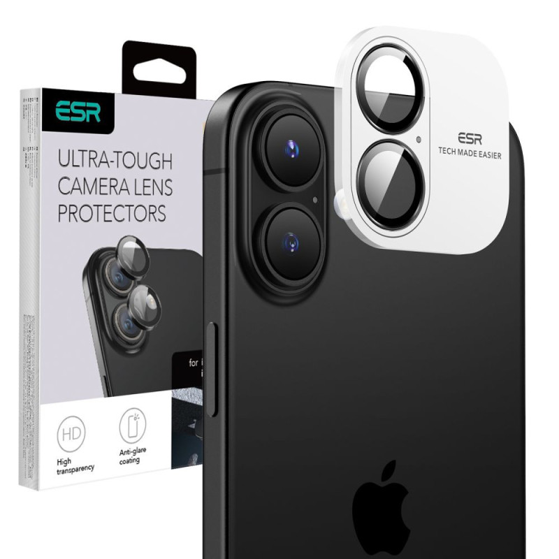 Ochranné sklo ESR ARMORITE pro iPhone 16 / 16 Plus - black