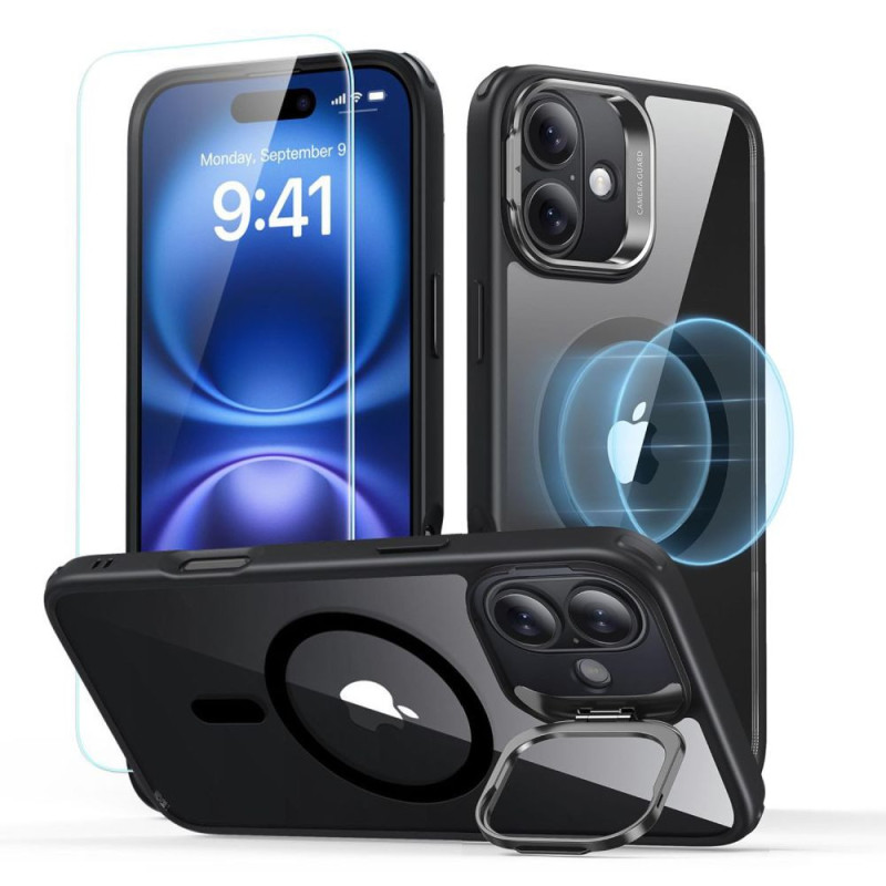 Kryt ESR ESR CLASSIC HYBRID KICKSTAND HALOLOCK MAGSAFE pro iPhone 16 Plus - clear/black