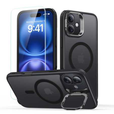 Kryt ESR CLASSIC HYBRID KICKSTAND HaloLock pro iPhone 16 - frost black