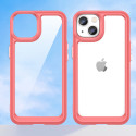 AG PREMIUM Outer Space Case Pevné pouzdro pro iPhone 14 Plus s gelovým rámečkem červené