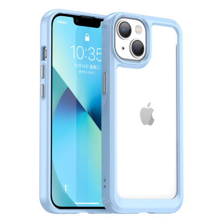 AG PREMIUM Outer Space Case Pevné pouzdro pro iPhone 14 Plus s gelovým rámečkem modré
