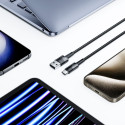 Kabel Tech-Protect ULTRABOOST USB-C 66W/6A 2m šedý
