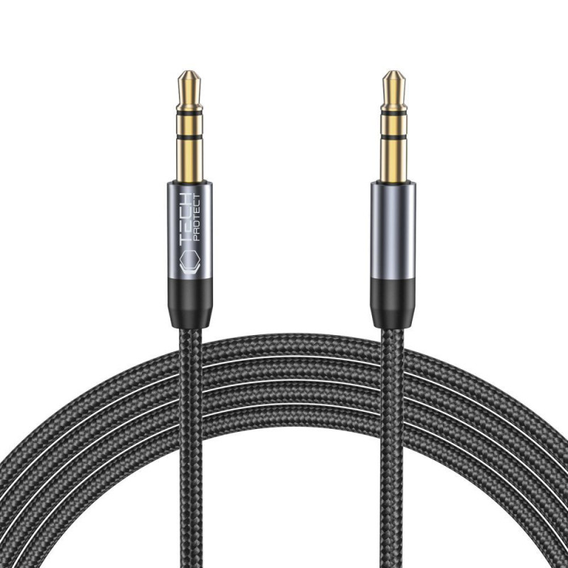 Kabel Tech-Protect ULTRABOOST pro AUX zařízení - černá
