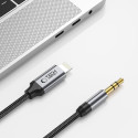 Kabel Tech-Protect ULTRABOOST Lightning na AUX 3,5 mm 100 cm černý