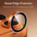 Ochranné sklo ESR ARMO na fotoaparát pro iPhone – orange