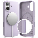 Kryt Ringke SILICONE MAGNETIC MAGSAFE pro iPhone 17 - light purple