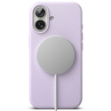 Kryt Ringke SILICONE MAGNETIC MAGSAFE pro iPhone 17 - light purple