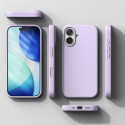 Kryt Ringke SILICONE MAGNETIC MAGSAFE pro iPhone 17 - light purple