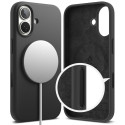 Kryt Ringke SILICONE MAGNETIC MAGSAFE iPhone 17 - black