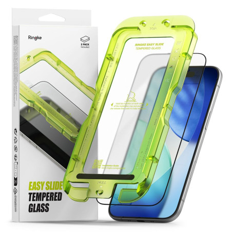Ochranné sklo Ringke EASY SLIDE 2-PACK iPhone Air - black