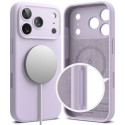 Kryt Ringke SILICONE MAGNETIC Magsafe iPhone 17 Pro light purple