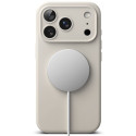 Kryt Ringke SILICONE MAGNETIC MAGSAFE pro iPhone 17 Pro - stone