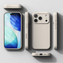 Kryt Ringke SILICONE MAGNETIC MAGSAFE pro iPhone 17 Pro - stone