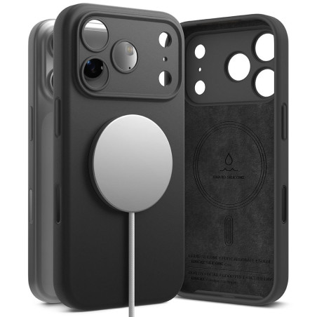 Kryt Ringke Silicone Magnetic Magsafe iPhone 17 Pro black