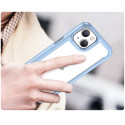 AG PREMIUM Outer Space Case Pevné pouzdro pro iPhone 14 Plus s gelovým rámečkem modré